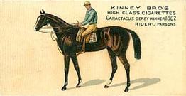 1889 Kinney Brothers Famous English Running Horses (N230) #NNO Caractacus Front